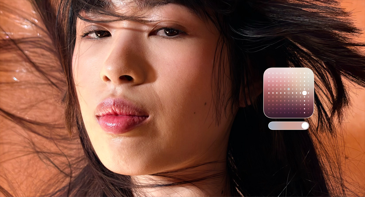 Foto de uma pessoa tirada com o recurso Estilos Fotográficos da câmera