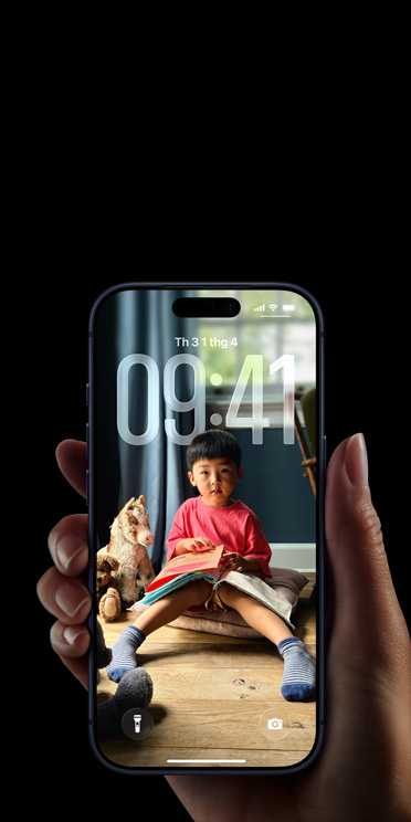 iPhone display, all screen design with iOS 26 Liquid Glass.